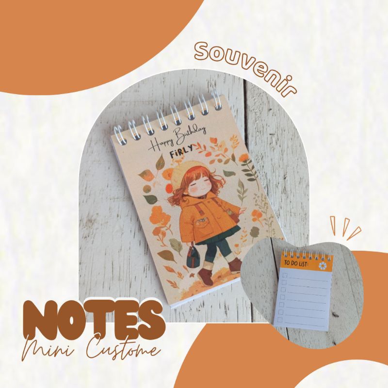 

NOTEBOOK MINI CUSTOM NAMA (SOUVENIR PERNIKAHAN,ULANG TAHUN, TASYAKURAN)