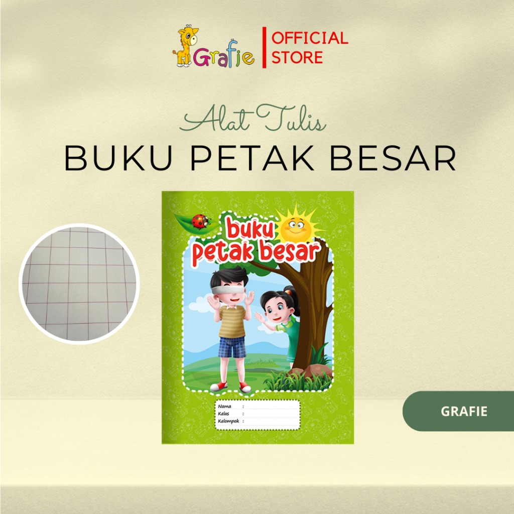 

GRAFIE Buku Petak Besar Alat Tulis Anak