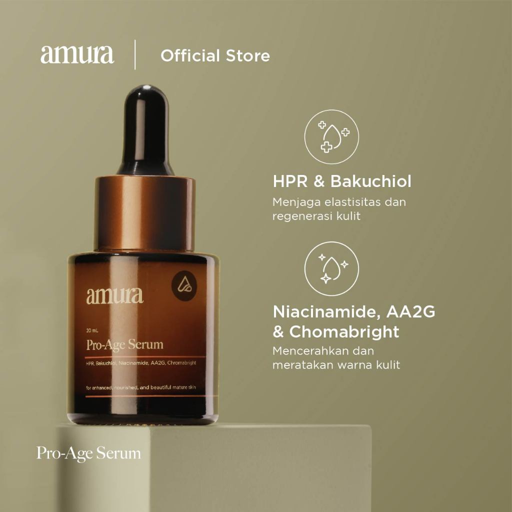 [Bundling] Amura Rejuvenating Kit Pro Age Serum + Night  Pro-Age Cream + Eye Serum