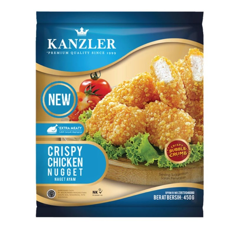 

KANZLER CRISPY NUGGET 450gr / NUGGET CRISPY KANZLER