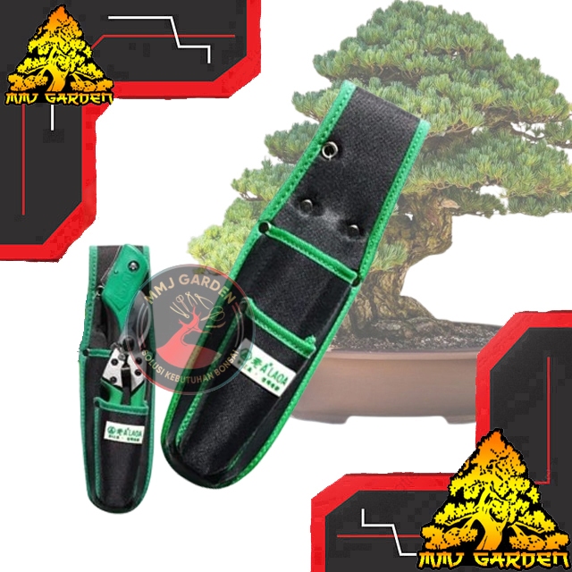 MMJ GARDEN-ALAT BONSAI Tas Sabuk alat bonsai Tas Pinggang Gunting,catok bonsai