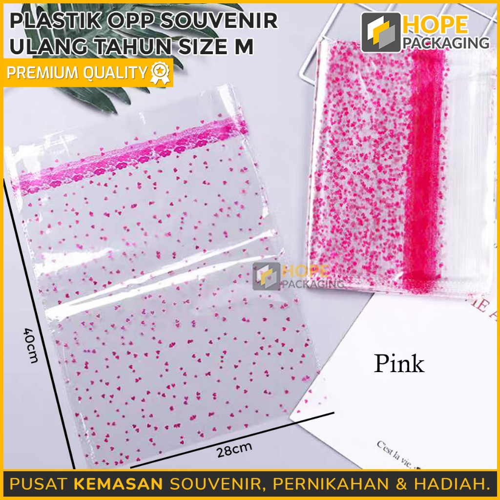 [Harga / 20 Pcs] Kantong Plastik /  Bingkisan Snack Ulang Tahun / Plastik Parcel Motif / Plastik Sna
