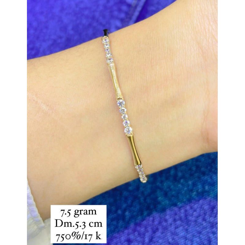 gelang fashion emas 750%/17K
