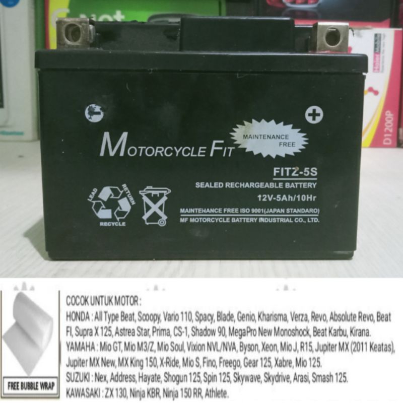 Aki Motor Honda Ex Beat Bekas Murah