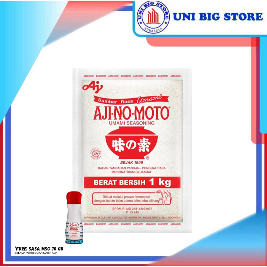 

Ajinomoto MSG Micin Bumbu Penyedap Rasa Umami 1 Kg