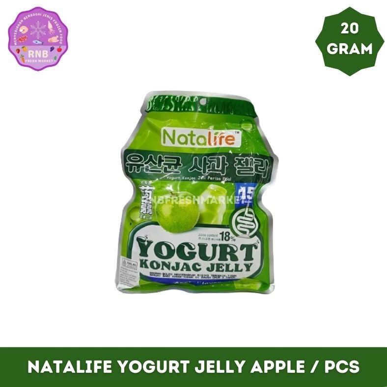 

Natalife Yogurt Konjac Jelly Apple / Pieces Netto 20 Gram
