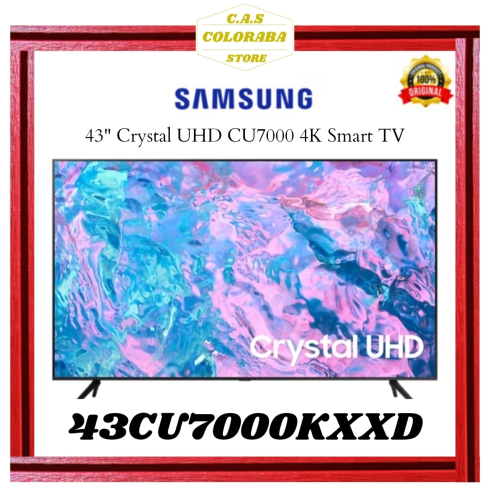 TV SAMSUNG 43CU7000 SMART TV 43 INCH LED 4K UHD UA43CU7000KXXD UA43CU 43CU 43CU7000KXXD 43CU70