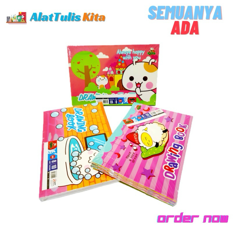 

(1Pack) Drawing Book / Buku Gambar Dodo A4 perpack isi 10 Buku Gambar Sidu