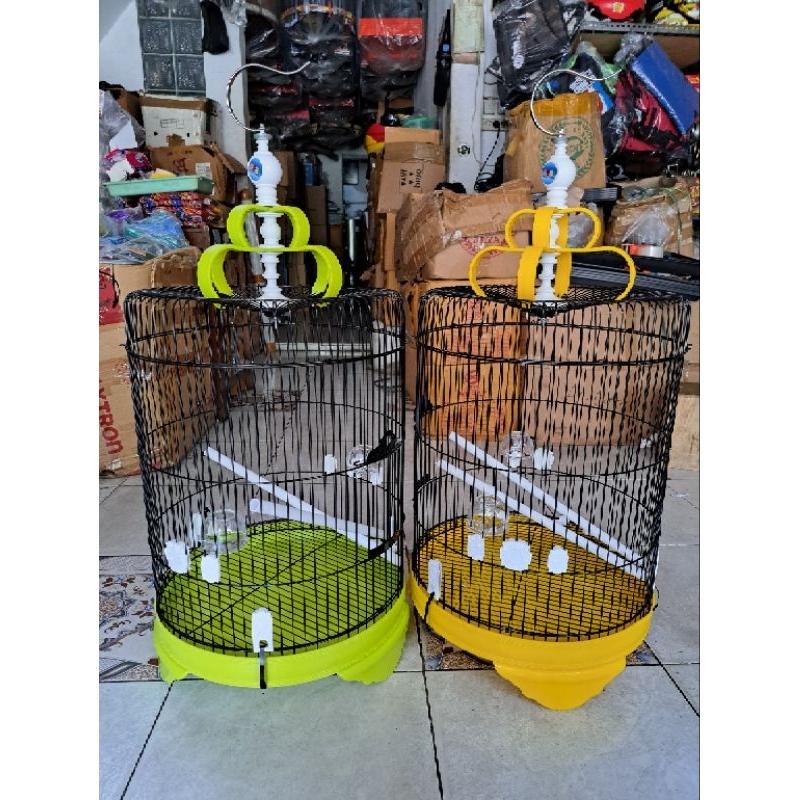 KANDANG SANGKAR KACER POKSAY LOVEBIRD BESI JUMBO DM 42