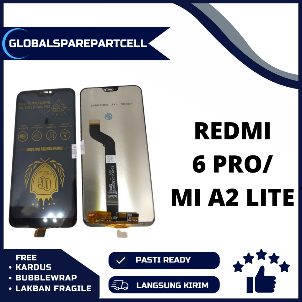 LCD TC TS Fullset XIAOMI REDMI 6 PRO/MI A2 LITE