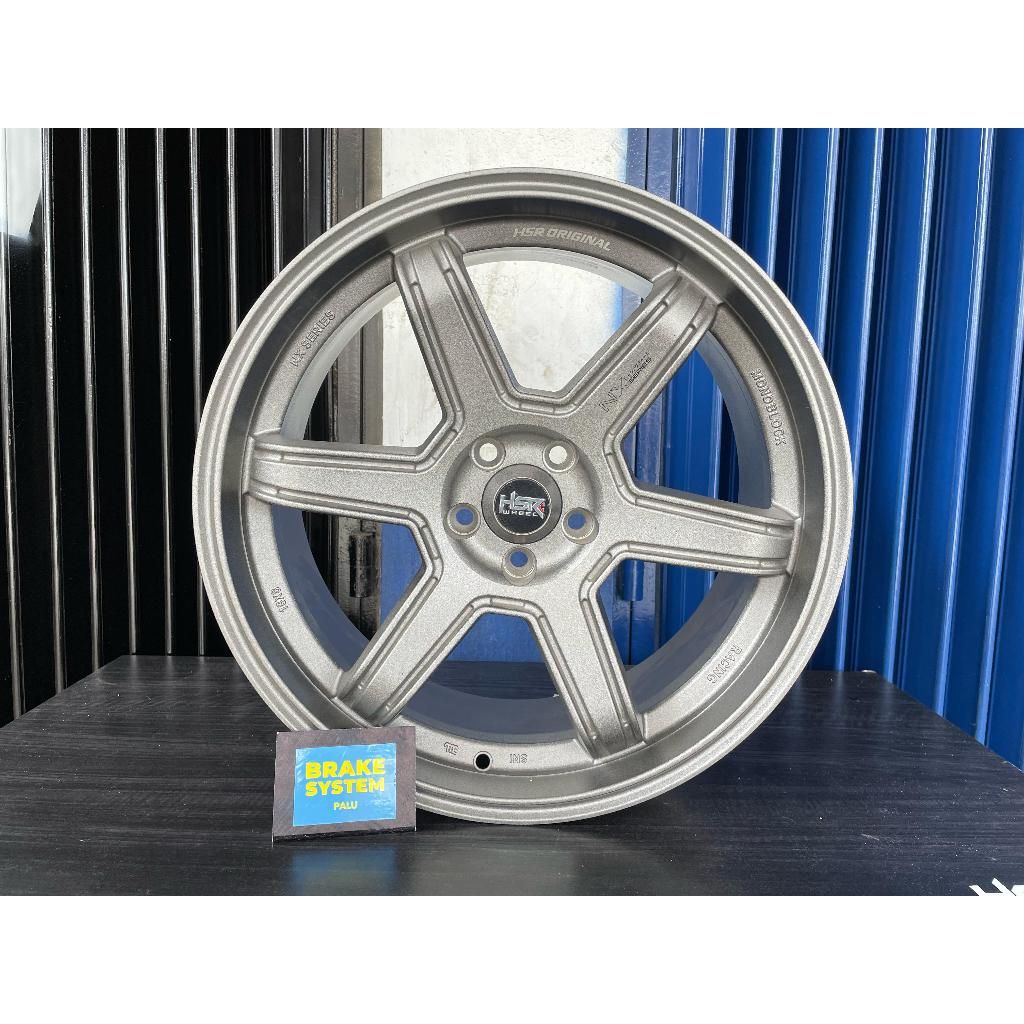 VELG MOBIL PALANG 6 HSR MINAS R18 PCD 5X100 UNTUK NEW VELOZ, SIENTA, NEW XENIA, SUBARU DLL