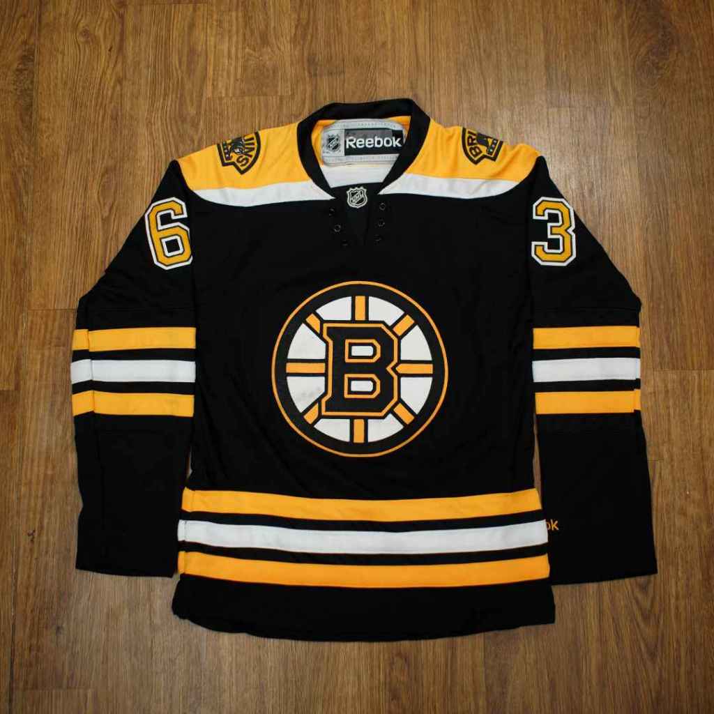 Jersey Hockey NHL Bruins Black Yellow Original ( Youth/Kids )