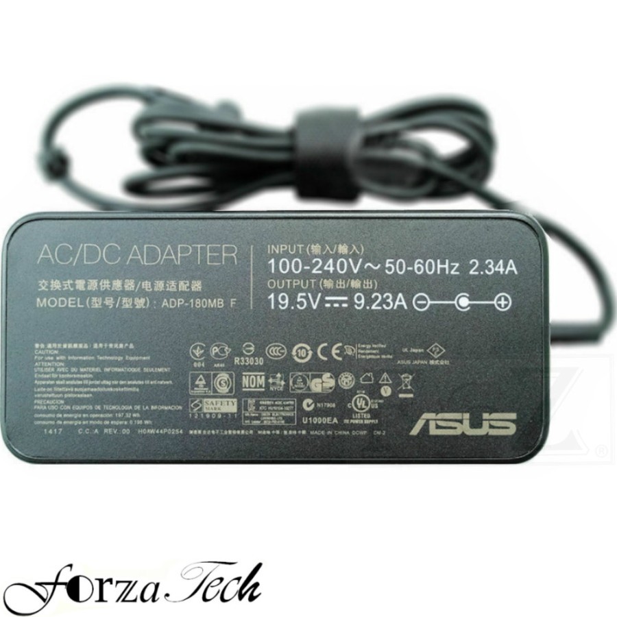 Adaptor Charger MSI GS40 Phantom-001, GTX 970M Gaming Laptop 19.5V-9.23A 180W (5.5*2.5) Original BER