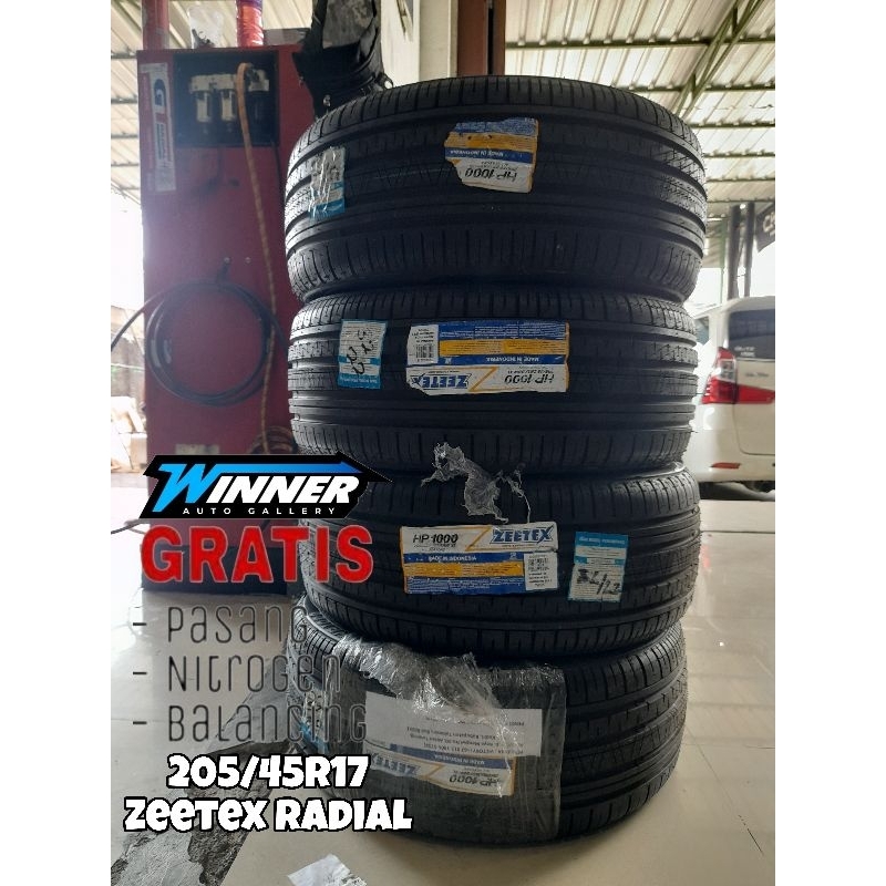 BAN MOBIL LUAR RING 17 (205/45 R17) ZEETEX RADIAL