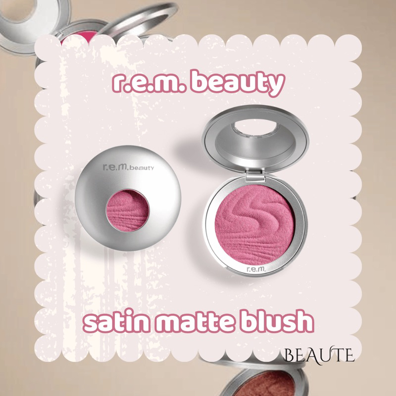 R.E.M. Beauty satin matte blush