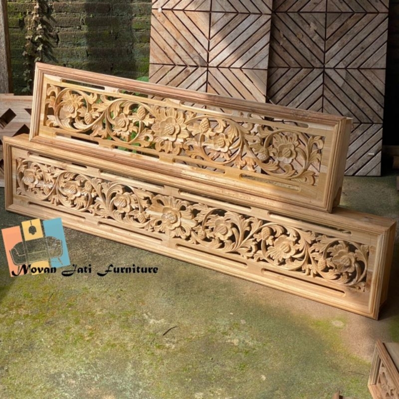 loster ukir jati - fentilasi ukiran jati - ornamen ukiran jati