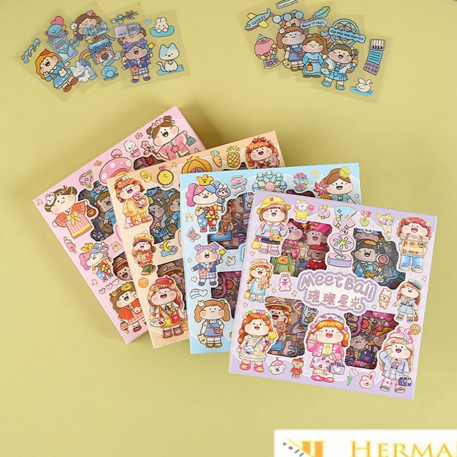 

PROMO SALE HC Stiker 1 Lembar Karakter Meetball Sticker Box Aesthetic Karakter Korea Anak Isi 1lembar Waterproof Pet Stiker 1 In 1 Motif Kartun Korea Cute Girl Anti Air Stiker 1in1 Diary WarnaWarni Sticker Dekorasi Scrapbook Diy Sticker Jour