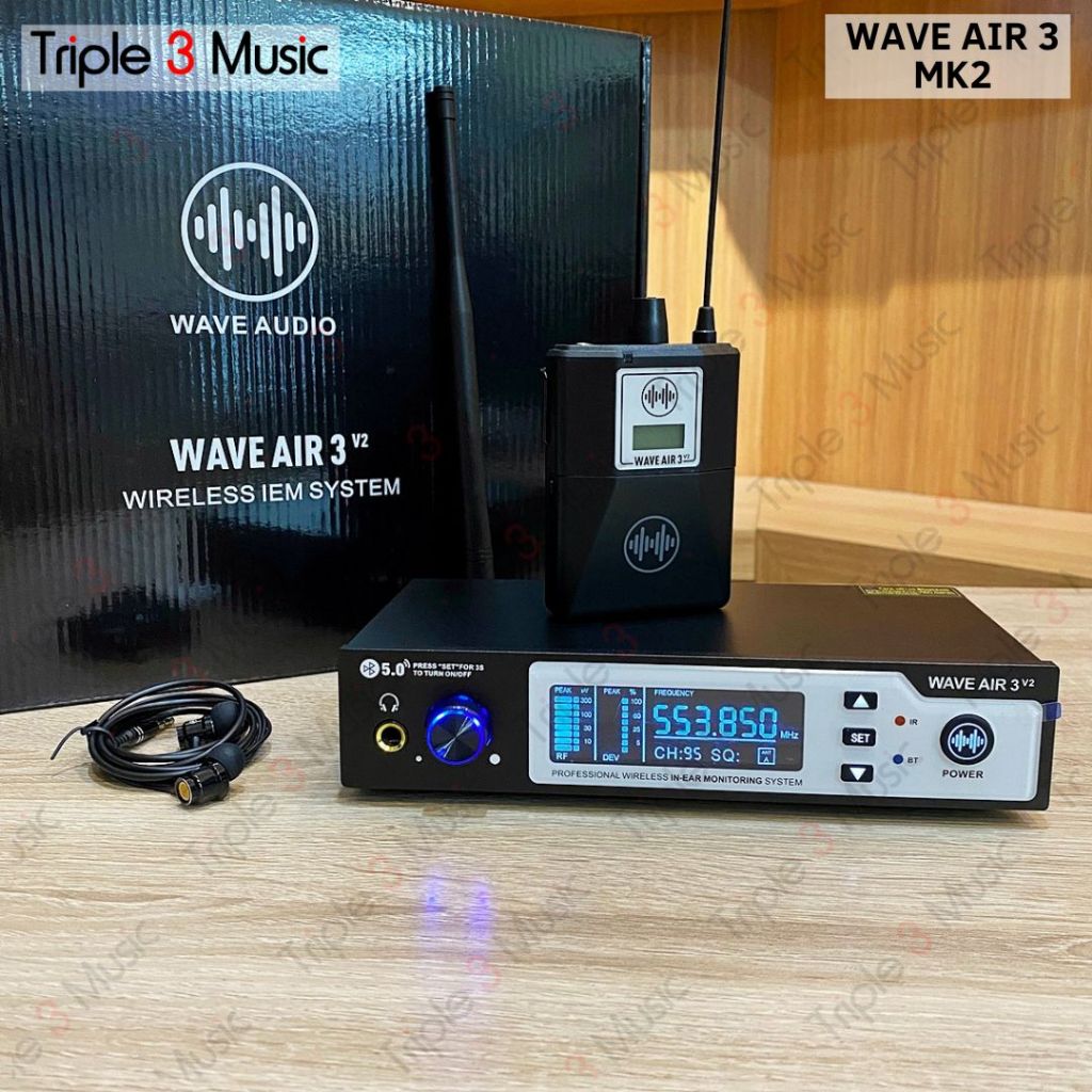 WAVE AIR 3 V2 wireless in ear monitor IEM system panggung wave audio