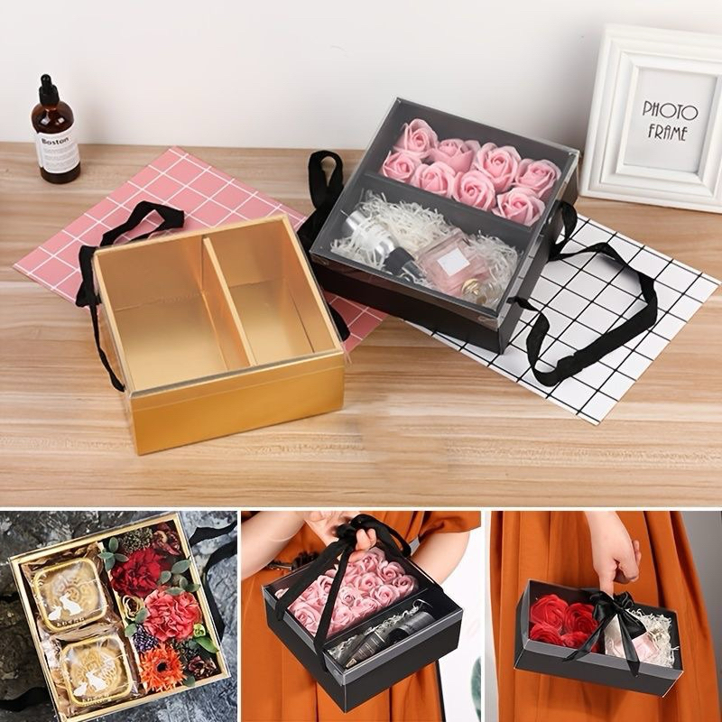 

BX000004 Flower Box 2 sisi / korean sliding box