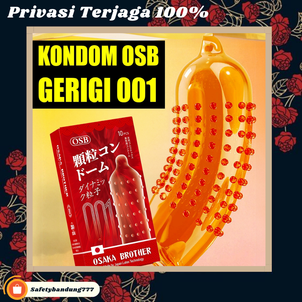[TERMURAH] Kondom Bergerigi dan Berduri 001 - Condom Dotted Rubbed 001 - Kualitas Premium - OSB Japa