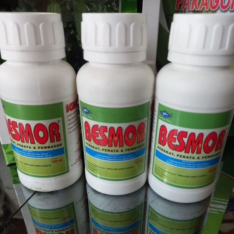 Perekat/Perata/Pembasah Pestisida Besmor Kemasan 100 Ml