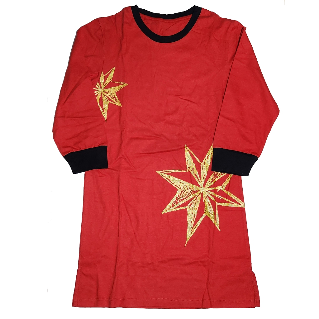 Baju TShirt Kaos Atasan Anak-Anak Laki-Laki dan Perempuan Tangan Panjang Long Sleeves Usia 6 - 8 Tah