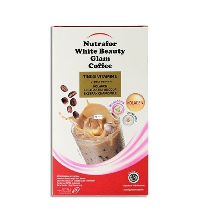 

Nutrafor White Beauty Glam Coffee Isi 5 Sachet