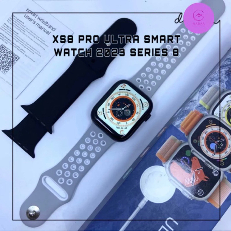 XS8 PRO ULTRA SMARTWATCH 2023 SERIES 8 / JAM TANGAN PINTAR NFC TEKANAN DARAH DENYUT JANTUNG KEBUGARA