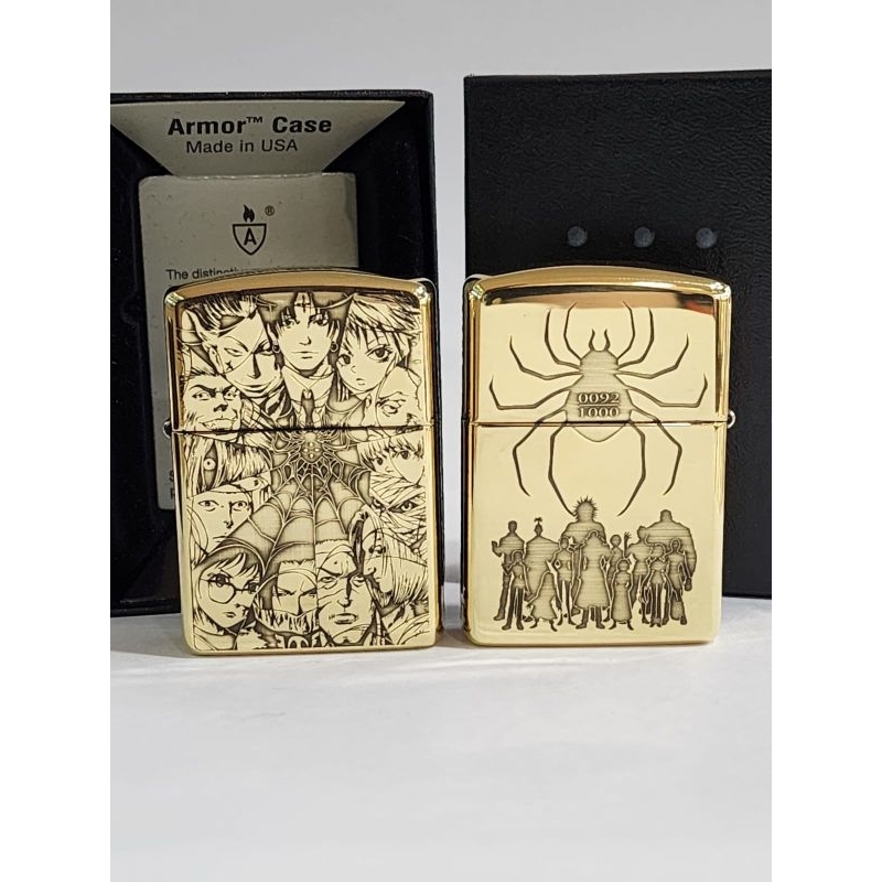 Original Zippo Armor Hunter x Hunter 4 sisi Limited Japan Finish