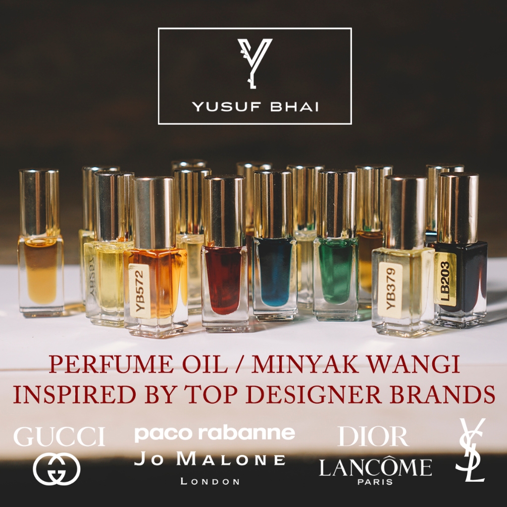 Perfume Oil Yusuf Bhai Dubai / Minyak Wangi / Parfum Non Alkohol Variant Pria / Unisex