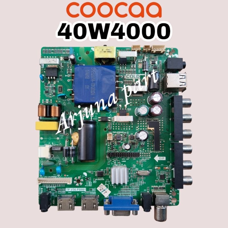 MAINBOARD TV COOCAA 40W4000 / MB TV COOCAA 40W4000 / MESIN TV COOCAA 40W4000 / MODUL TV COOCAA 40W40