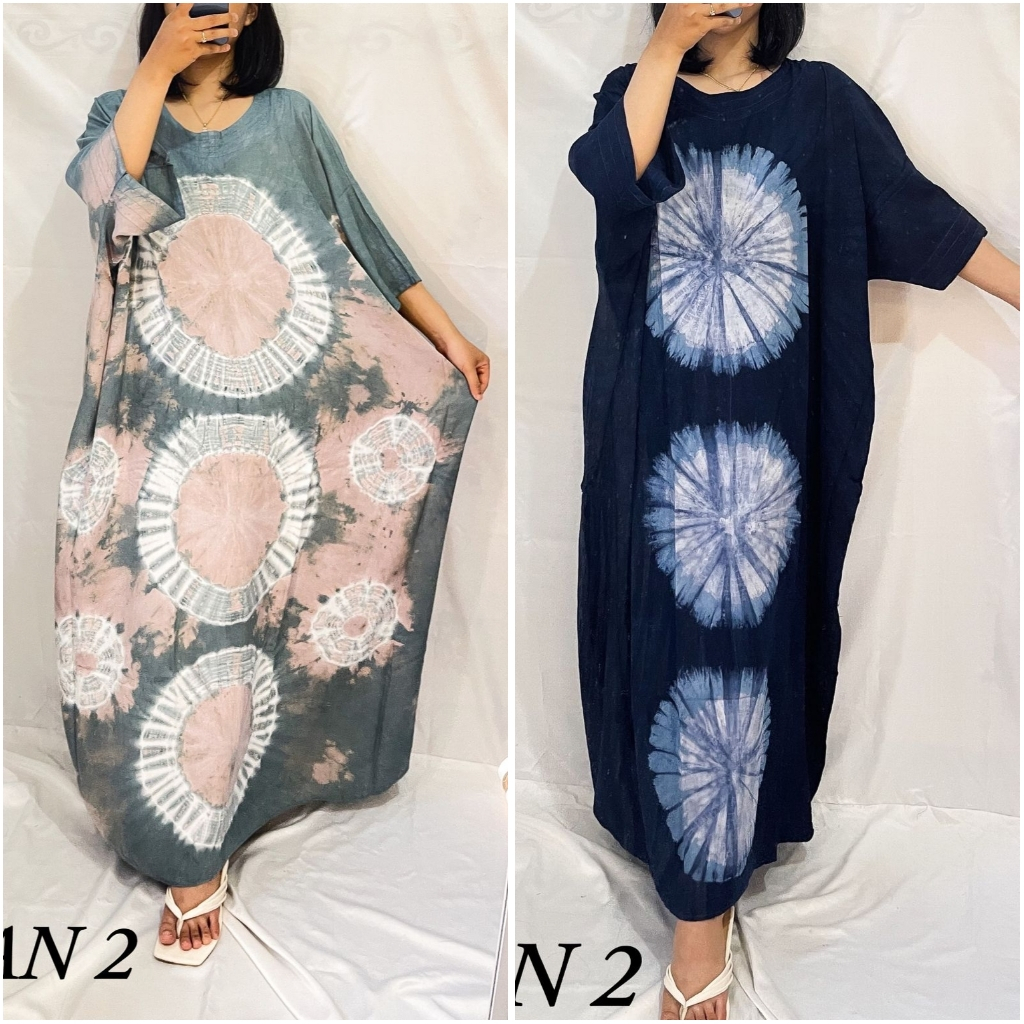 Daster kaftan extra jumbo bali Panjang, baju tidur wanita murah, bahan rayon adem halus, daster jumb