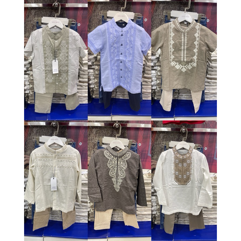 PITO DITO - Set Kemeja Koko Baju Muslim Anak Laki-Laki (2-14 Tahun)