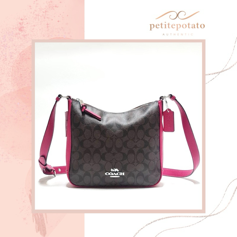 TAS BRANDED WANITA COACH ELLIE FILE SIGNATURE CROSSBODY