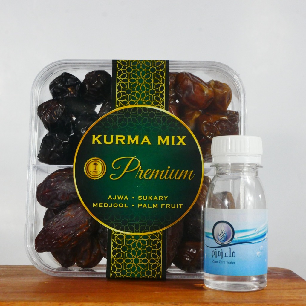

PAKET KURMA MIX 2 PREMIUM FREE 50 ML ZAM ZAM
