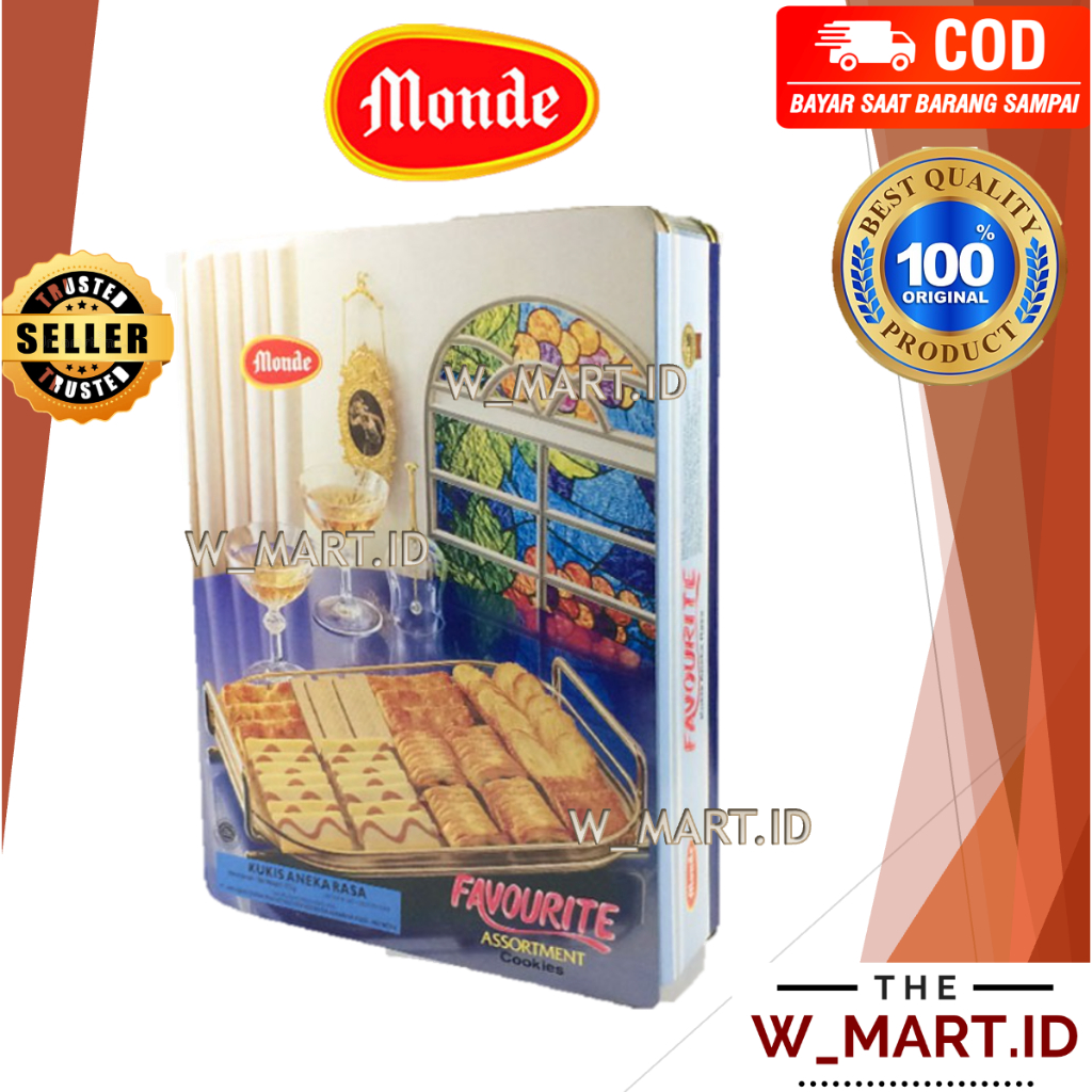 

MONDE FAVOURITE ASSORTMENT COOKIES KUE KERING HAMPERS LEBARAN KALENG