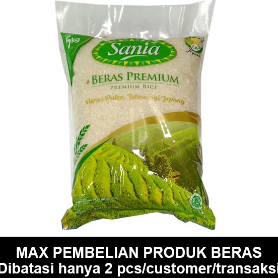 

Terlaku SANIA BERAS 5 KG