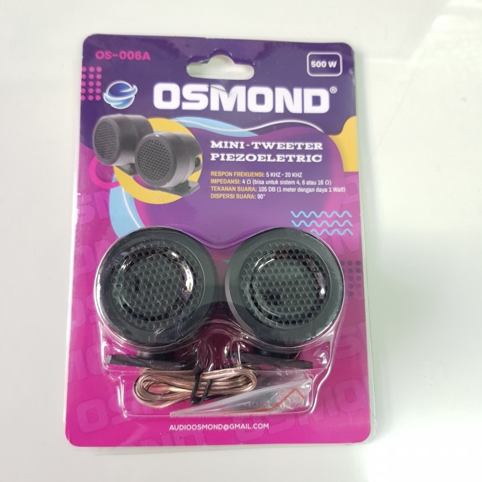 Tweeter Mobil OSMOND 006A Original /Car Audio/Speaker Mobil 500 Watt - Kualitas Suara Terbaik