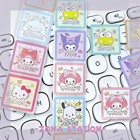 

[ZS] 1 Roll / Sticker Sanrio Label Motif Cute DIY