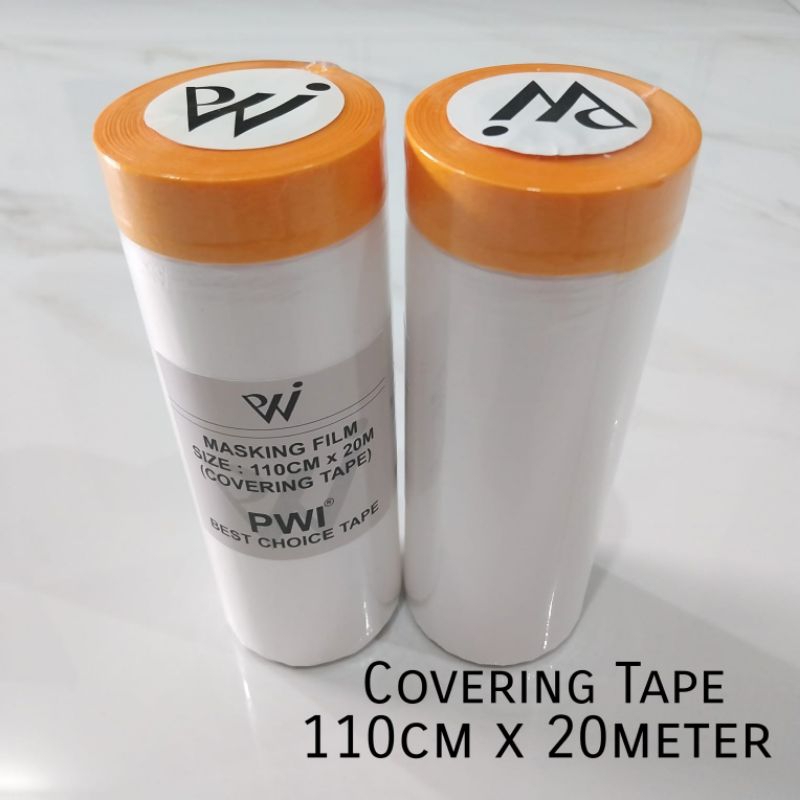 

Covering Tape 110cm x 20meter PWI / Plastik Penutup