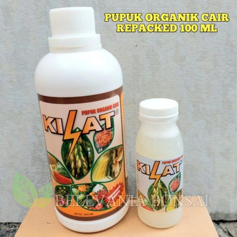 Pupuk Organik Cairan KILAT Mengandung Hormon Untuk Pelebat Pada Padi/buah-buahan/sayur-sayuran BISA 