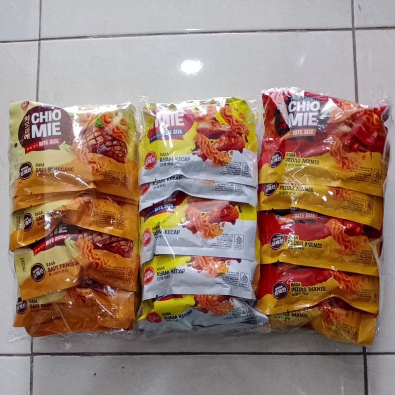 

CHIO MIE SNACK VIRAL KEKINIAN 1PACK ISI 10PCS