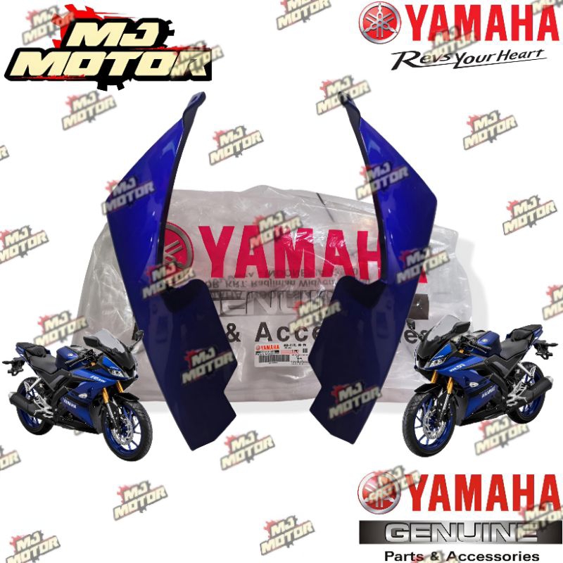 COVER SAMPING LAMPU DEPAN KANAN KIRI R15 VVA V3 BIRU BK6-F172H-00-P0 BK6-F172G-00-P0 ORIGINAL YAMAHA