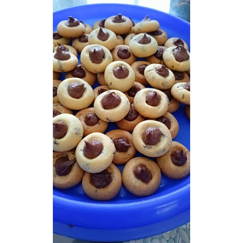 

Thumbprint choco cookies 250 gram