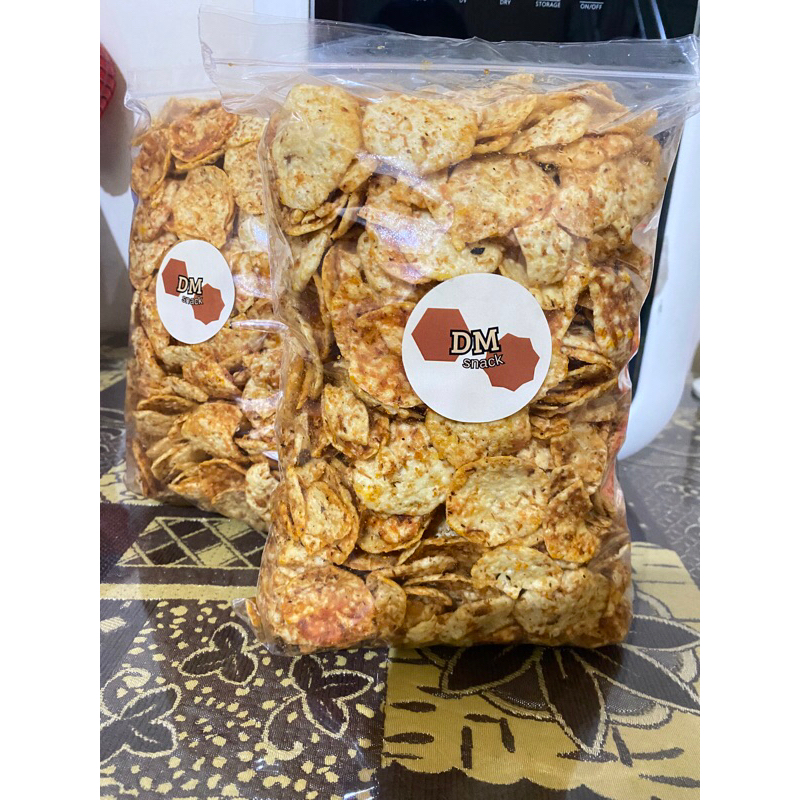 

Opak ngapak 500 gram pedas manis serundeng / Opak Gurih / Grosir kiloan / keripik opak