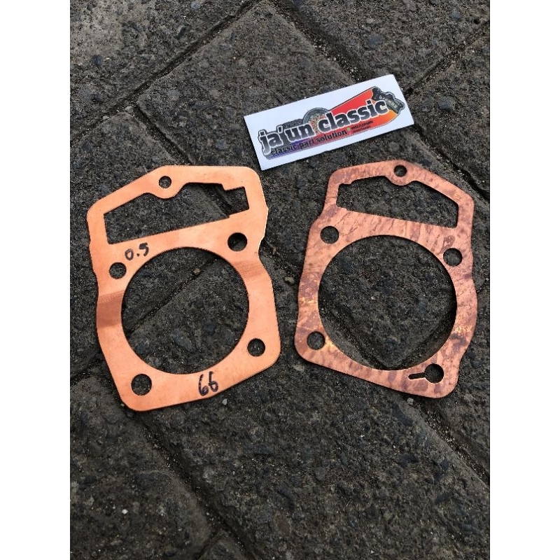 packing pack pak blokop cylinder blok GL max series Megapro Primus Tiger lama original kuningan / pa