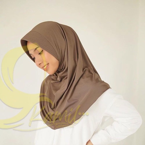 Hijab Bergo Hamidah Jersey Ukuran S