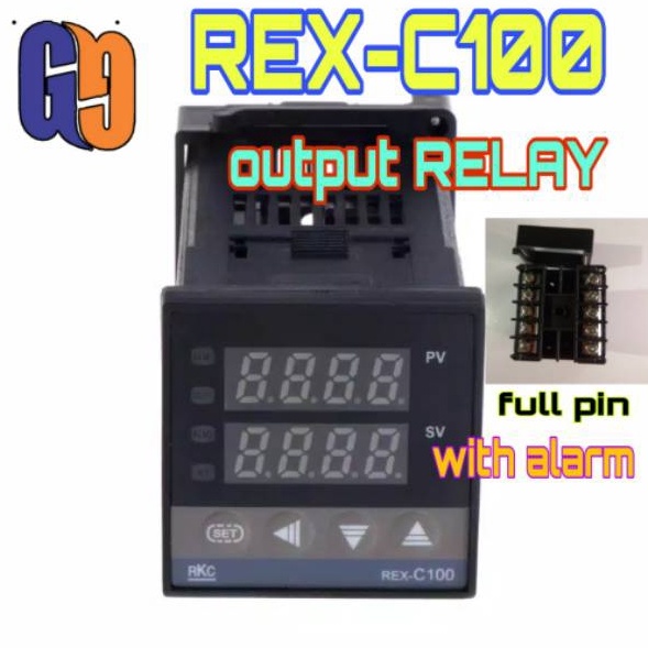 Qys REX C1 Output Relay Dual Digital Temperature Controller full pin with alarm  Y