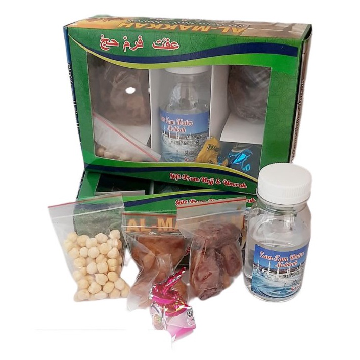 

SALE Oleh Oleh Haji dan Umroh Paket 5 pcs Paket Oleh Oleh Haji Hemat Ekonomis