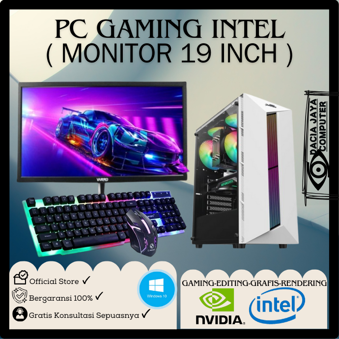 Pc Komputer Rakitan Server Xeon X3440 Ram 16GB HDD SSD Dual LAN